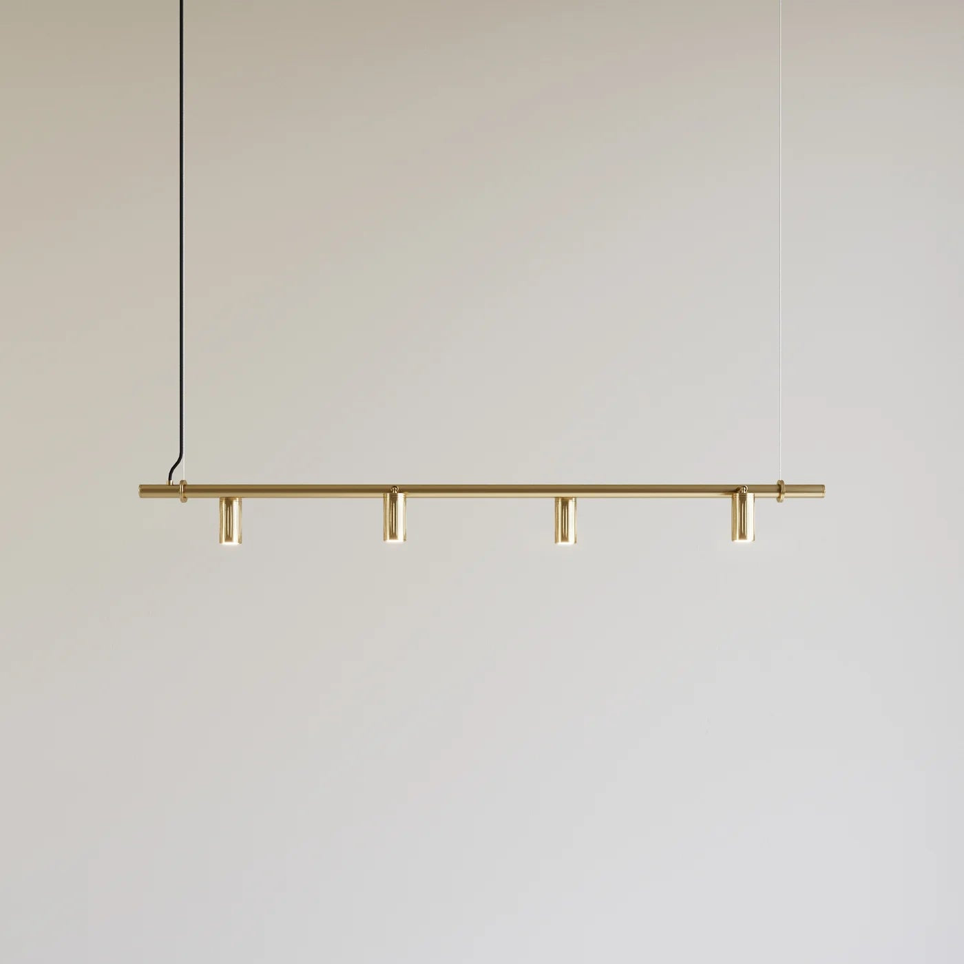 Pipe Pendel Lampe | Messing